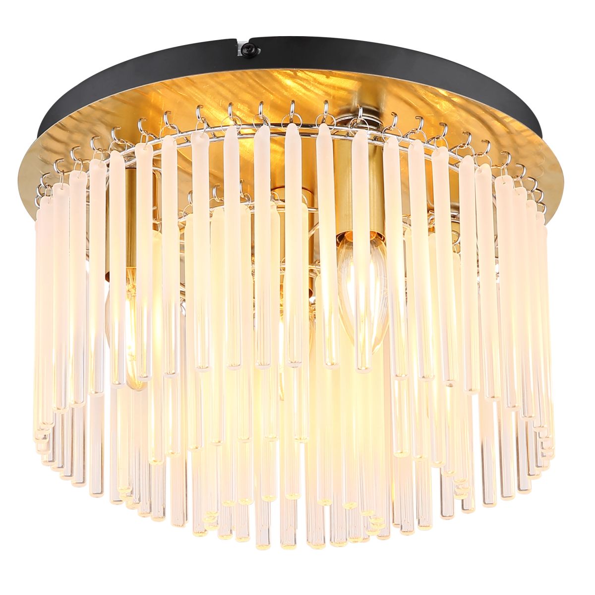 GLOBO LIGHTING Deckenleuchte »GORLEY«, D: 32 cm, H: 23 cm, E14, 40W, ohne Leuchtmittel - goldfarben - Bild 5