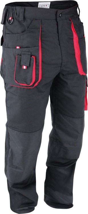 Yato Schwarz Arbeitshose Größe S, 295 G/M², Verstärkt