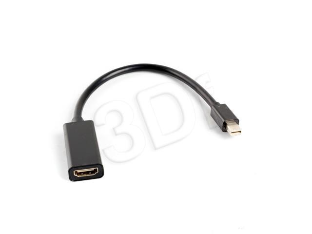 Lanberg Schwarz Mini Displayport Adapterkabel 20Cm Stecker Auf Hdmi Buchse Ad-0005-Bk Bis Zu 1080P- Kompat. Apple Thunderbolt - Bild 7