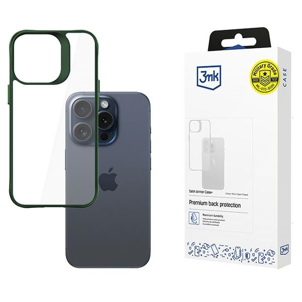 Oem Grün Iphone 15 Pro Max 3Mk Satin Armor Hülle