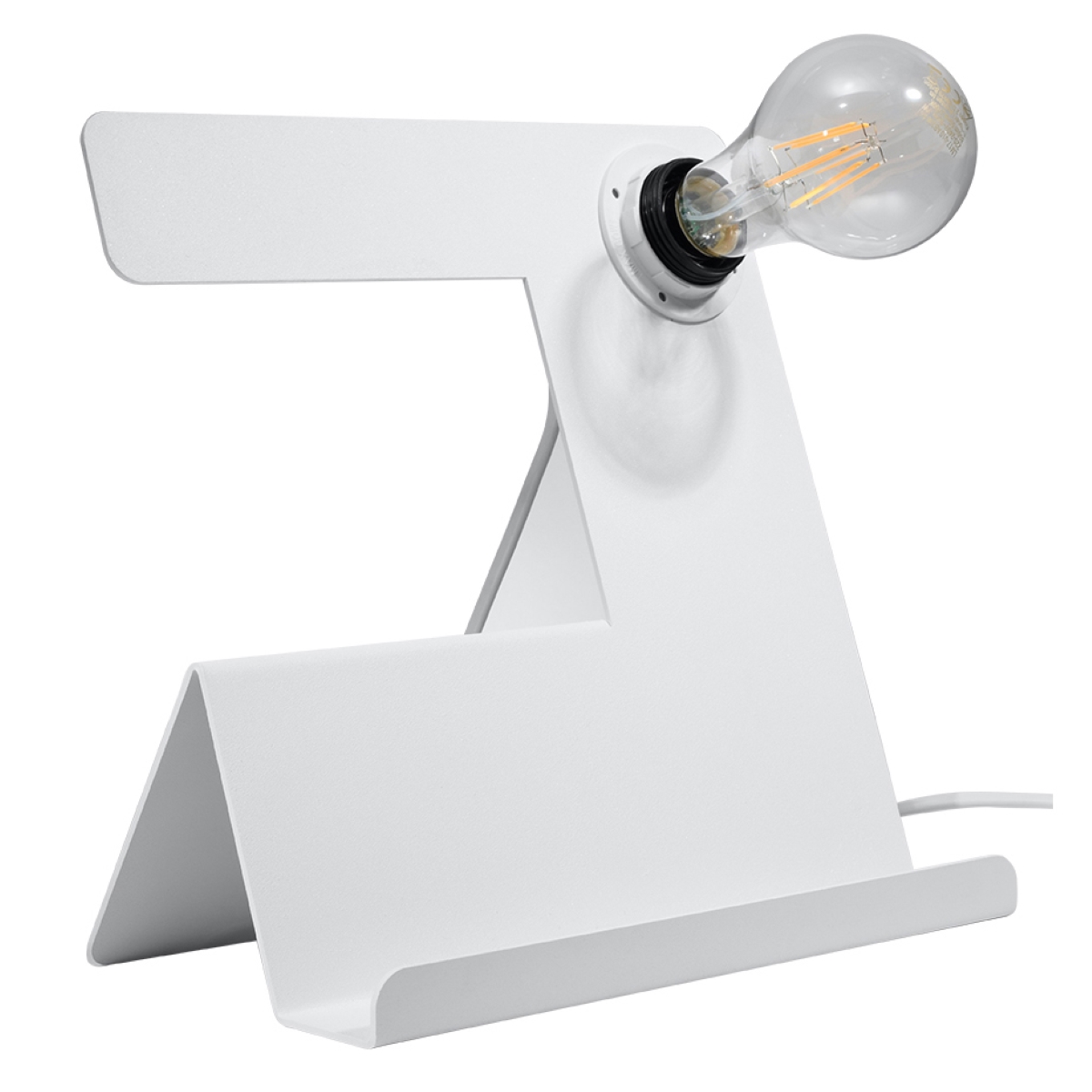 Famlights Weiss Tischlampe, Incline (E27) - Bild 3