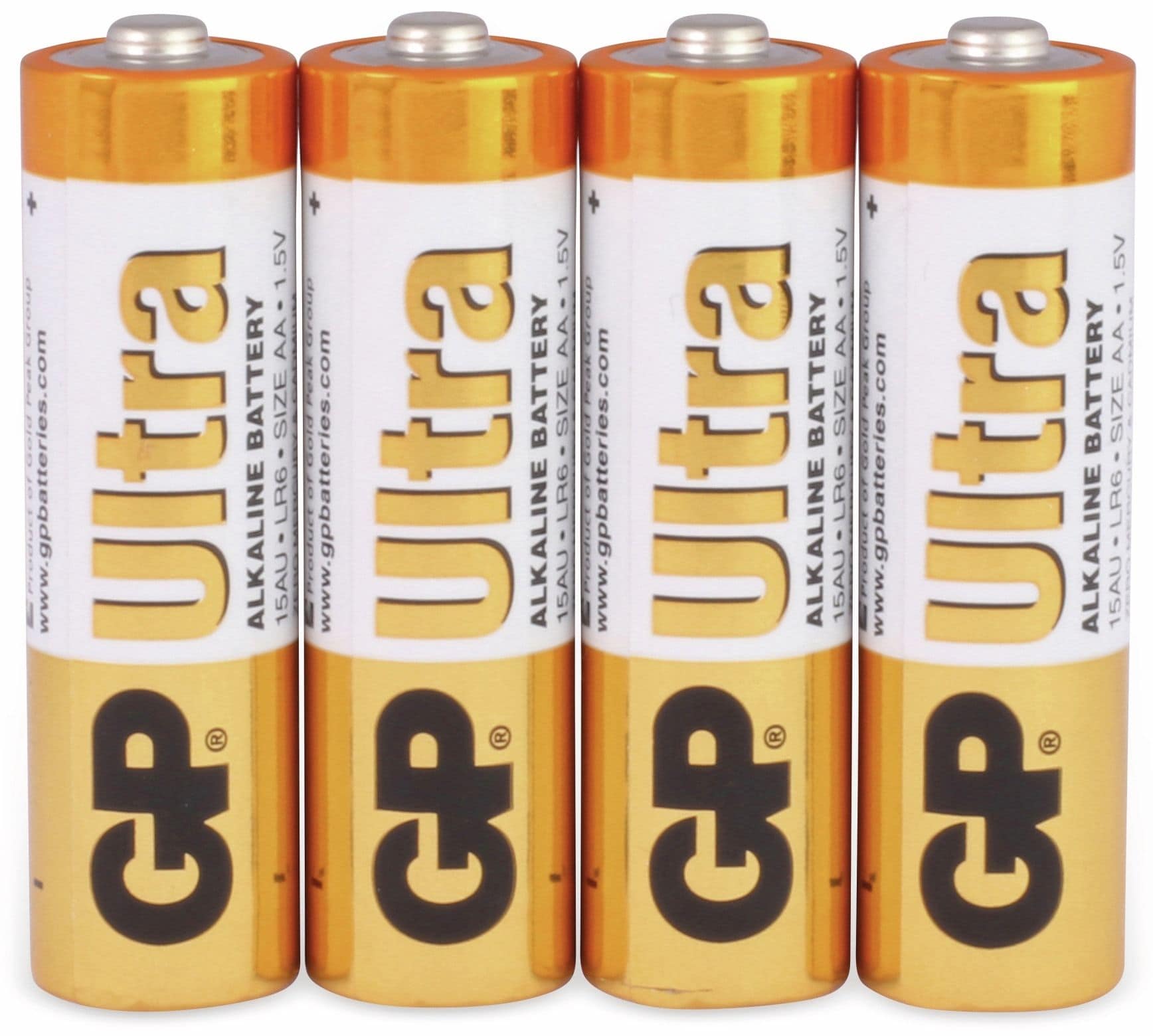 Gp Ultra-Alkaline-Batterie Aa Lr6 1,5 V, 4 Stück - Gp15au-U4