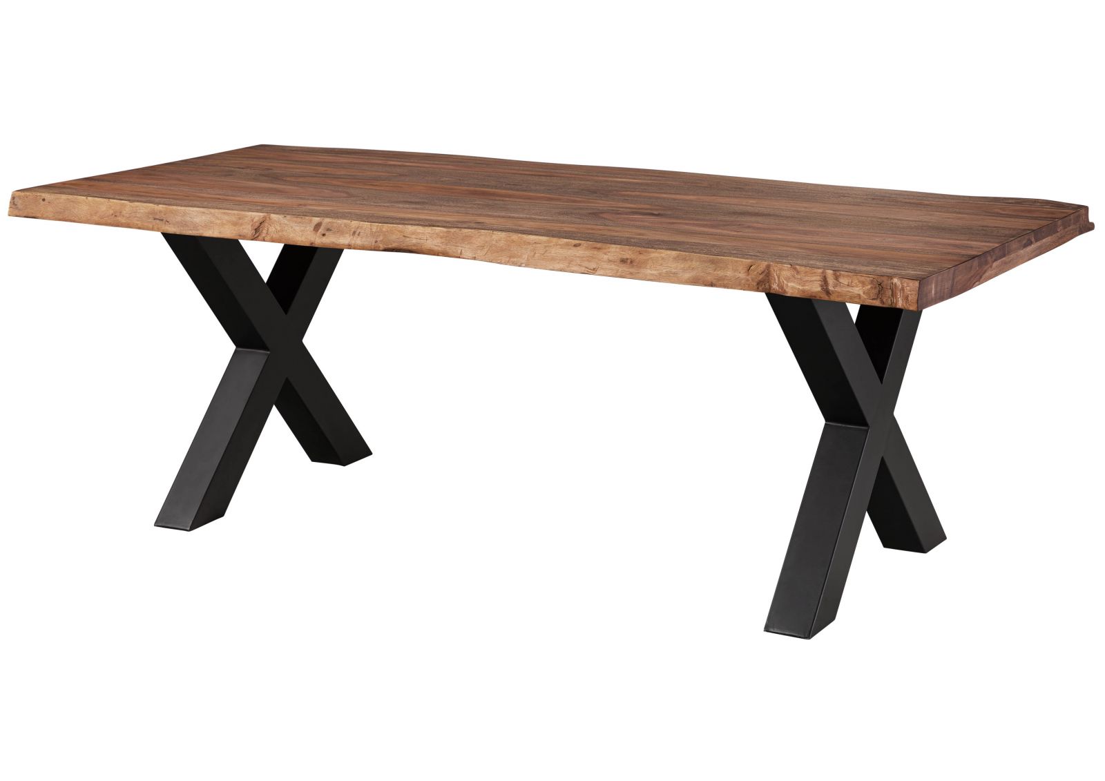 Massivmoebel24 – Table De Salle À Manger 220x100 Cm En Bois De Sheesham