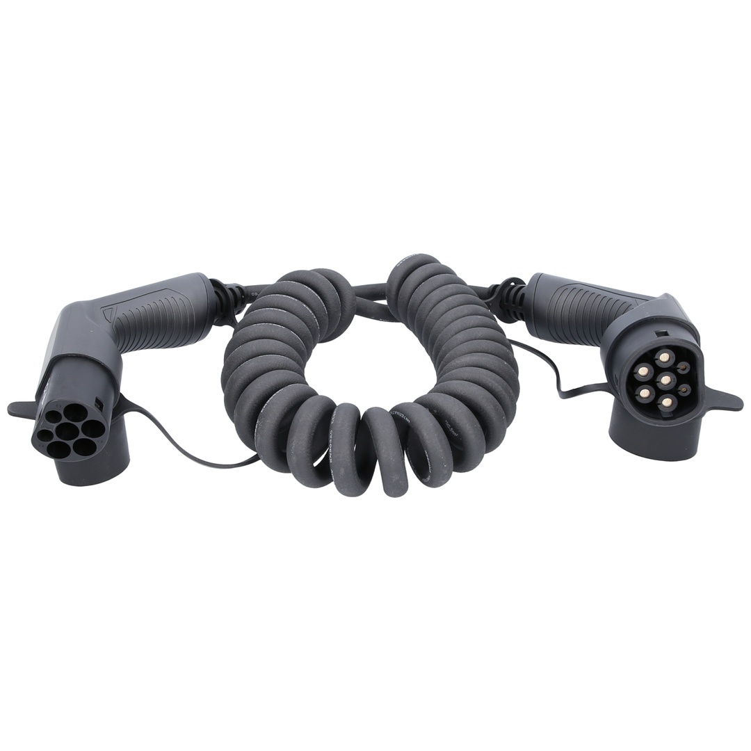 Efutoro Spiralladekabel Typ 2 auf Typ 2 11 kW, 32 A, 400 V, Mode 3, 5m [Hersteller-Nr. 117.7365] für E.go, Porsche, Ford, Renault, Nio, Cupra, Mini, S - Image 3