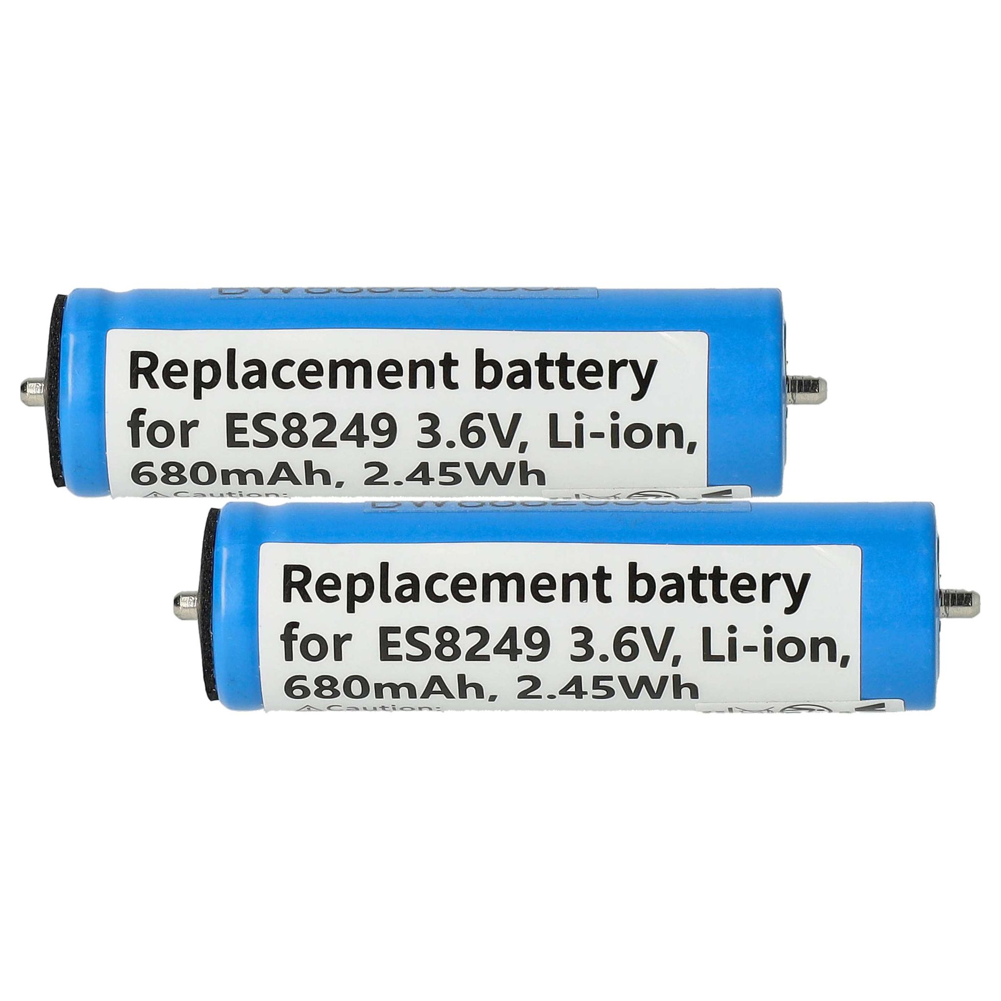 Vhbw 2x Batteria Compatibile Con Braun 570, 590cc 4, 550cc 4, 530s ...