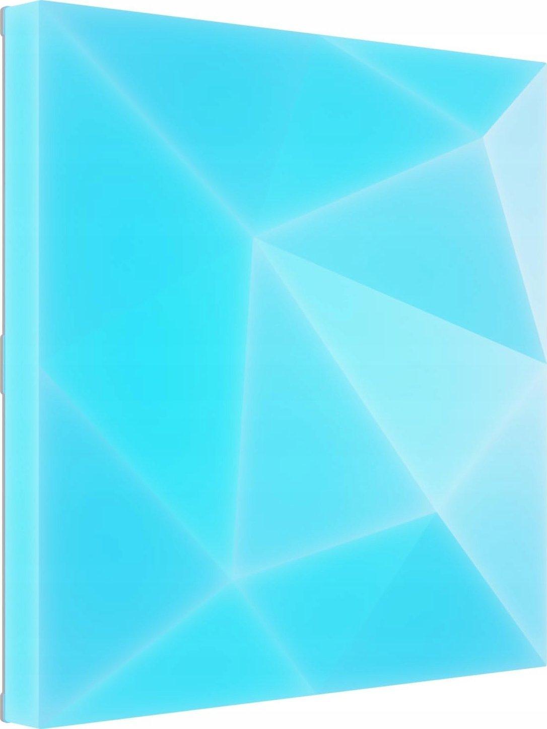 Nanoleaf Blocks Erweiterungspack | 2 Texturierte Quadrate, 3D-Oberfläche, RGBW farbwechselnde Wandlampen, diffus Stimmungslampe für gemütliche Atmosphäre, White - Bild 5