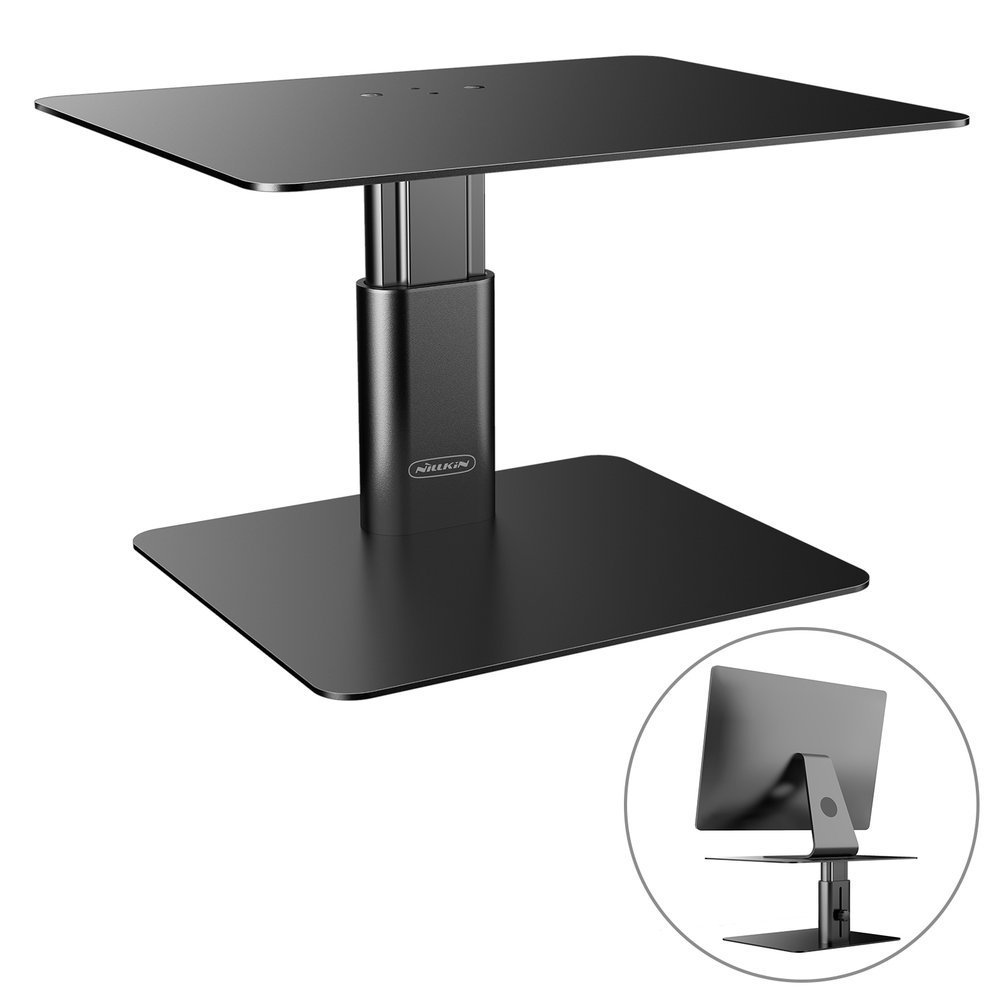 Nillkin Schwarz Höhenverstellbarer Monitorständer Aluminium