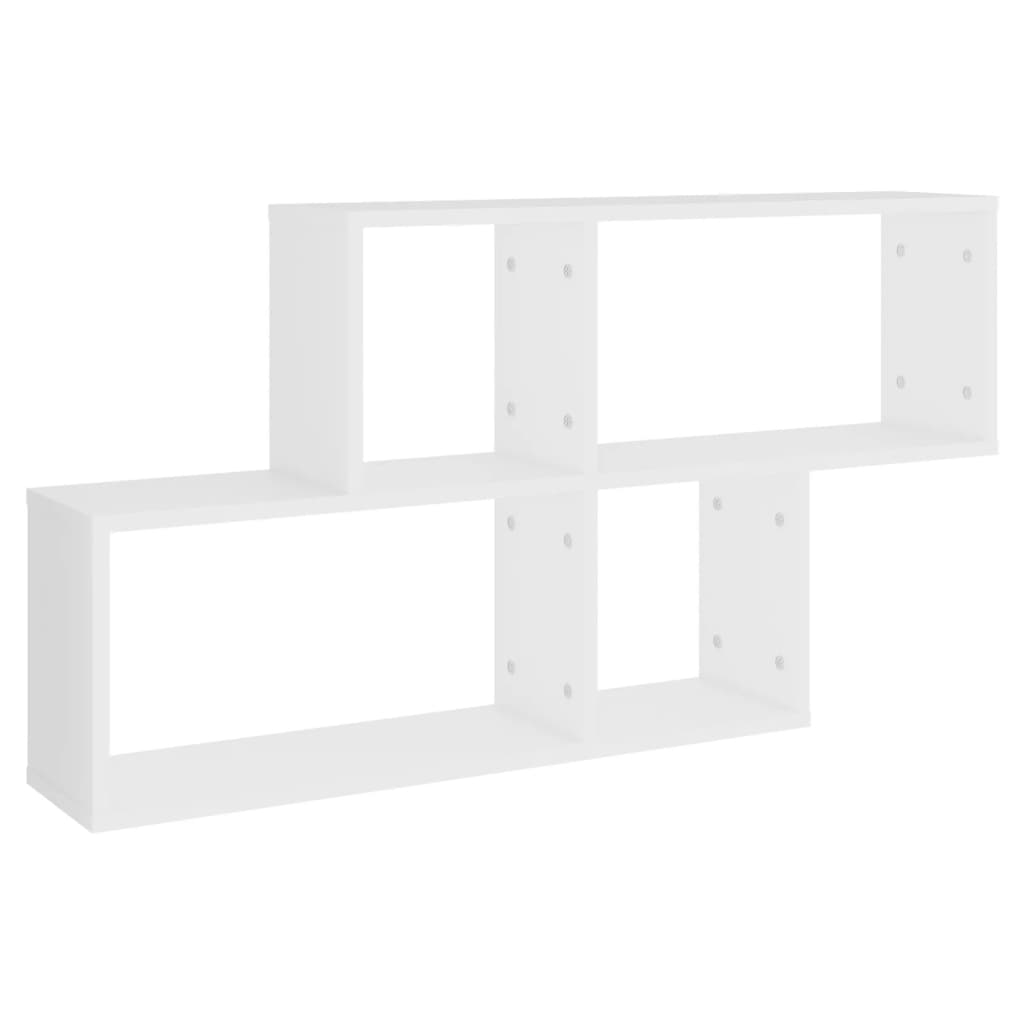 Vidaxl Weiß Wandregal 100X18x53 Cm Holzwerkstoff