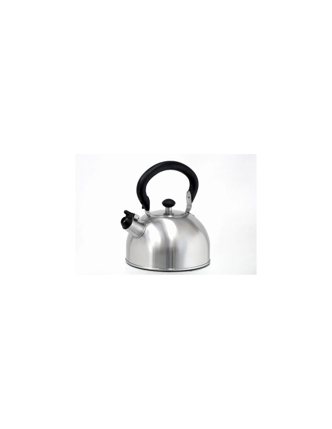Ibili Grau Prisma Whistling Kaffeemaschine, Edelstahl, Klappgriff, 1,5 L, 610415