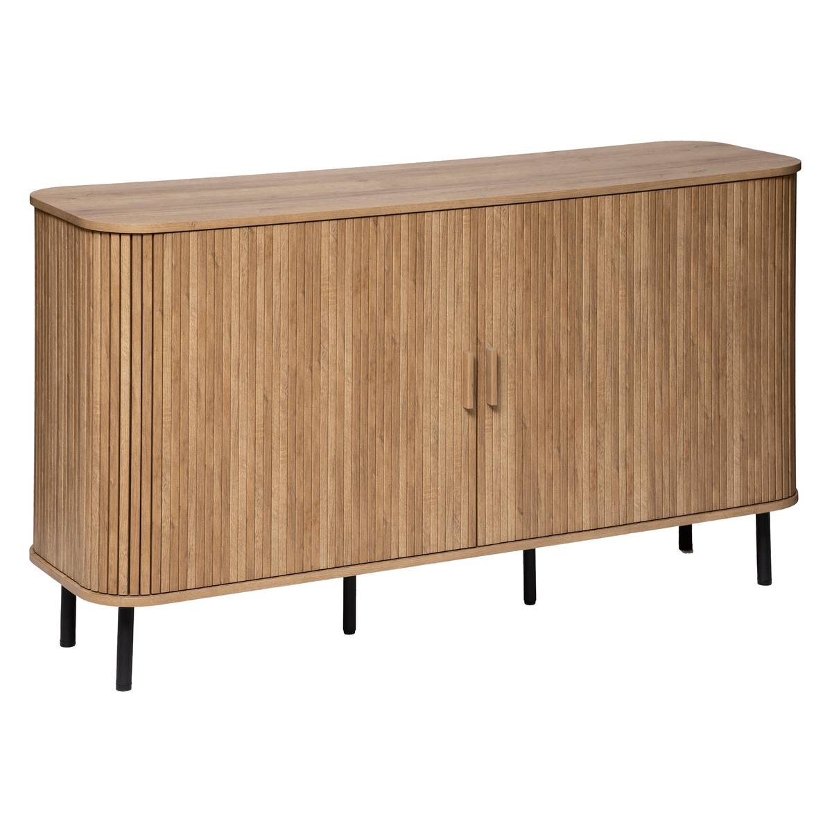 Atmosphera - Buffet 2 Portes Colva Effet Chêne 140x80cm Créateur