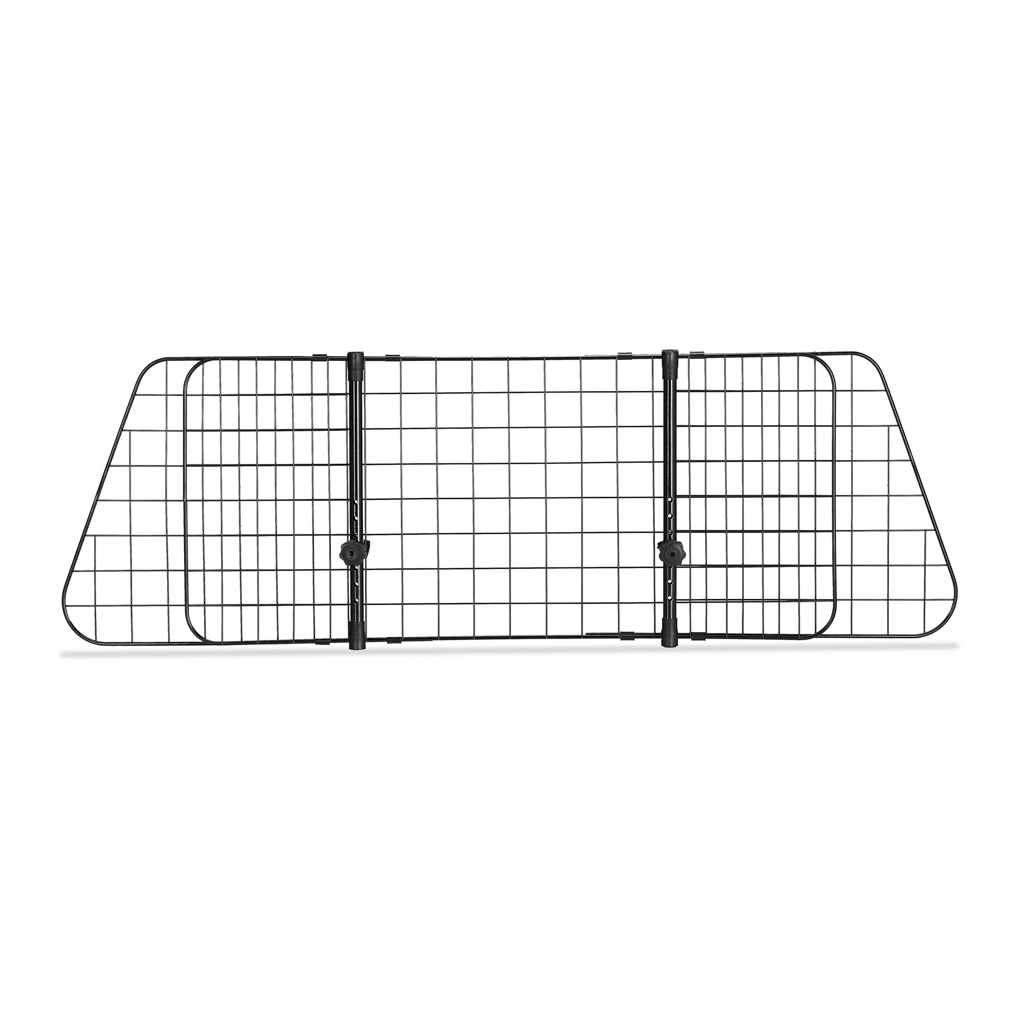 Relaxdays Hundegitter Auto, Trenngitter Universal Groß, Verstellbare Breite, Autogitter Maße Hxb 40 X 92-157 Cm, Schwarz 4052025309657