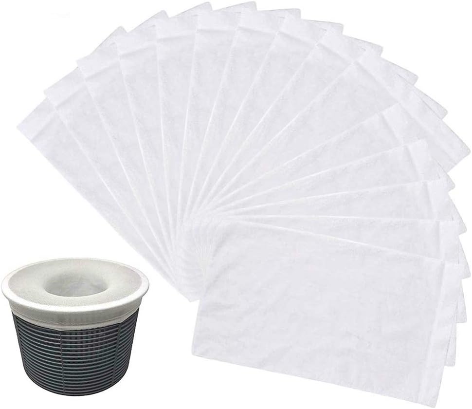 Calze Filtranti Per Skimmer Da Piscina, Confezione Da 30, Filtro Skimm QIYAO