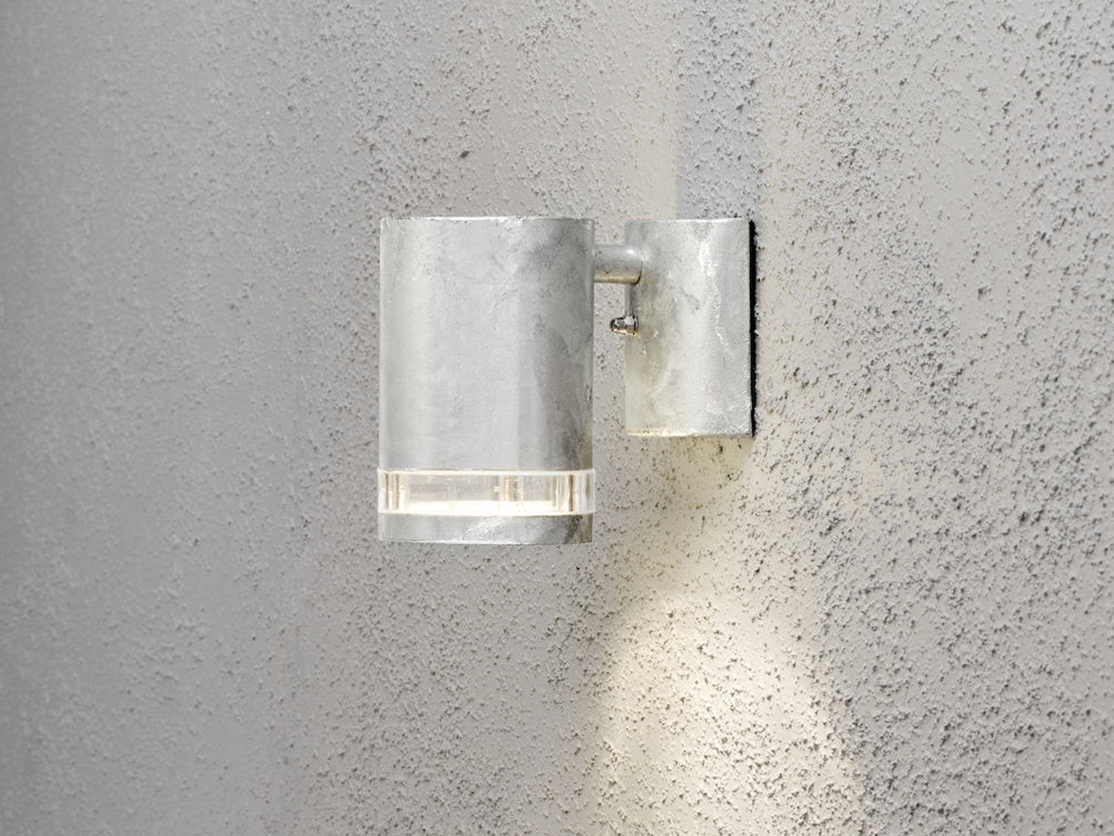 Gnosjö Konstsmide Außenleuchte, Modena Wandleuchte, galvanisiert grau, 9 x 14,5 x 13,5 cm, 3 ml, 7511-320 - Bild 6