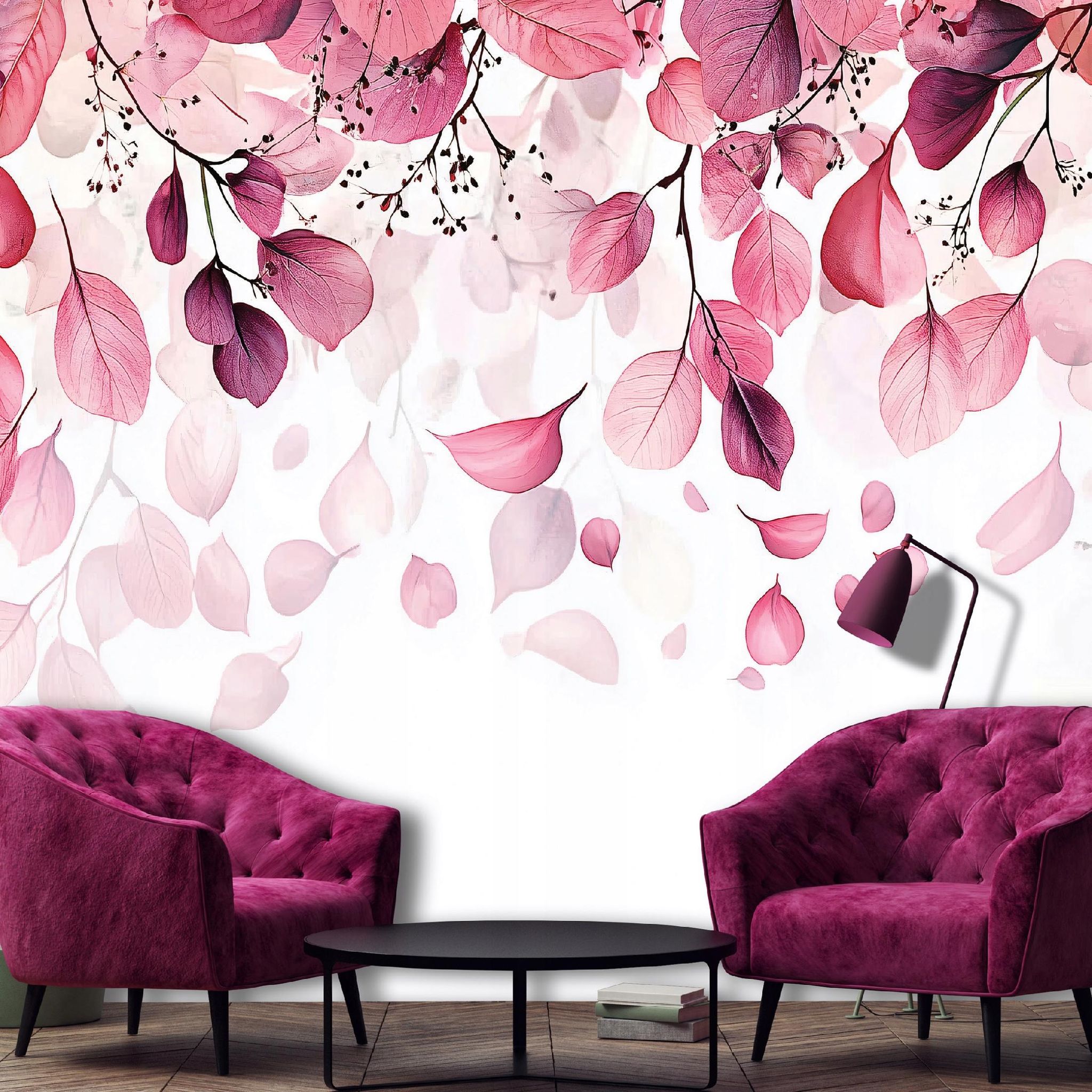 Wallarena Vlies Fototapete Blätter 400x280 Cm, Tapeten, Für Wohn Und Schlafzimmer, Vliestapete Wandtapete Tapete 3d Effekt- Inkl. Kleister - Botanisch Blumen