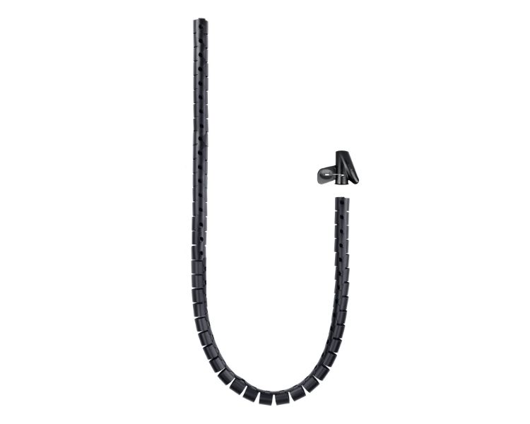 Nanocable Schwarz Kabelschutz + Kabelführung, 10.36.0002-Bk (Kabelschlauch, 200 Cm) - Bild 4