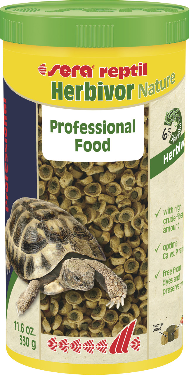 Sera Schildkrötenfutter Tortoise Adult Herbivore Duo Pellets 1 L - Image 5
