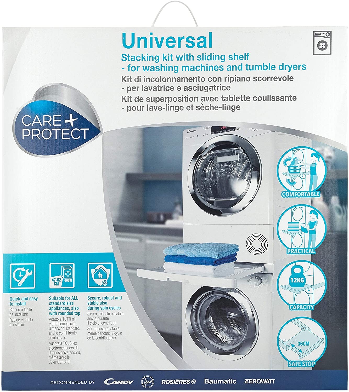 Hoover Weiss Wsk1110u, Waschturm Zwischenbausatz, - Image 3