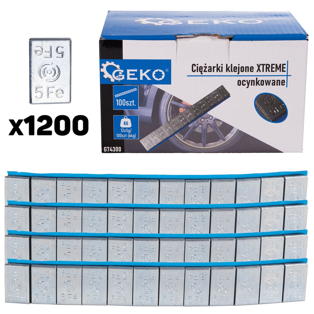 Import Extrem Verzinkte Klebegewichte 12x5g - Set Mit 100 Streifen (6kg) (4)