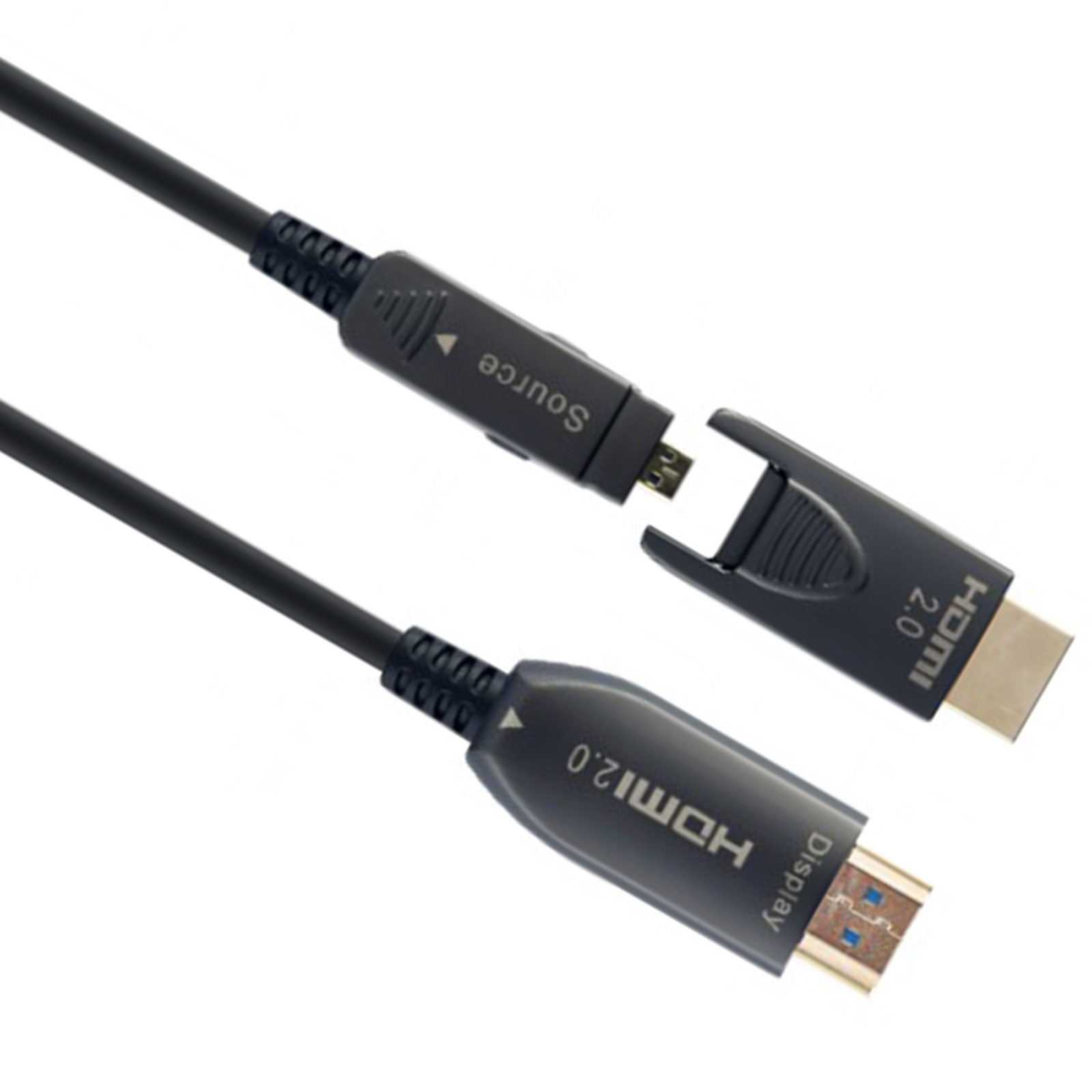 Gembird Schwarz Cable Aoc Hdmi D-A De High Speed Mit Ethernet Aoc Premium Serie 20 M