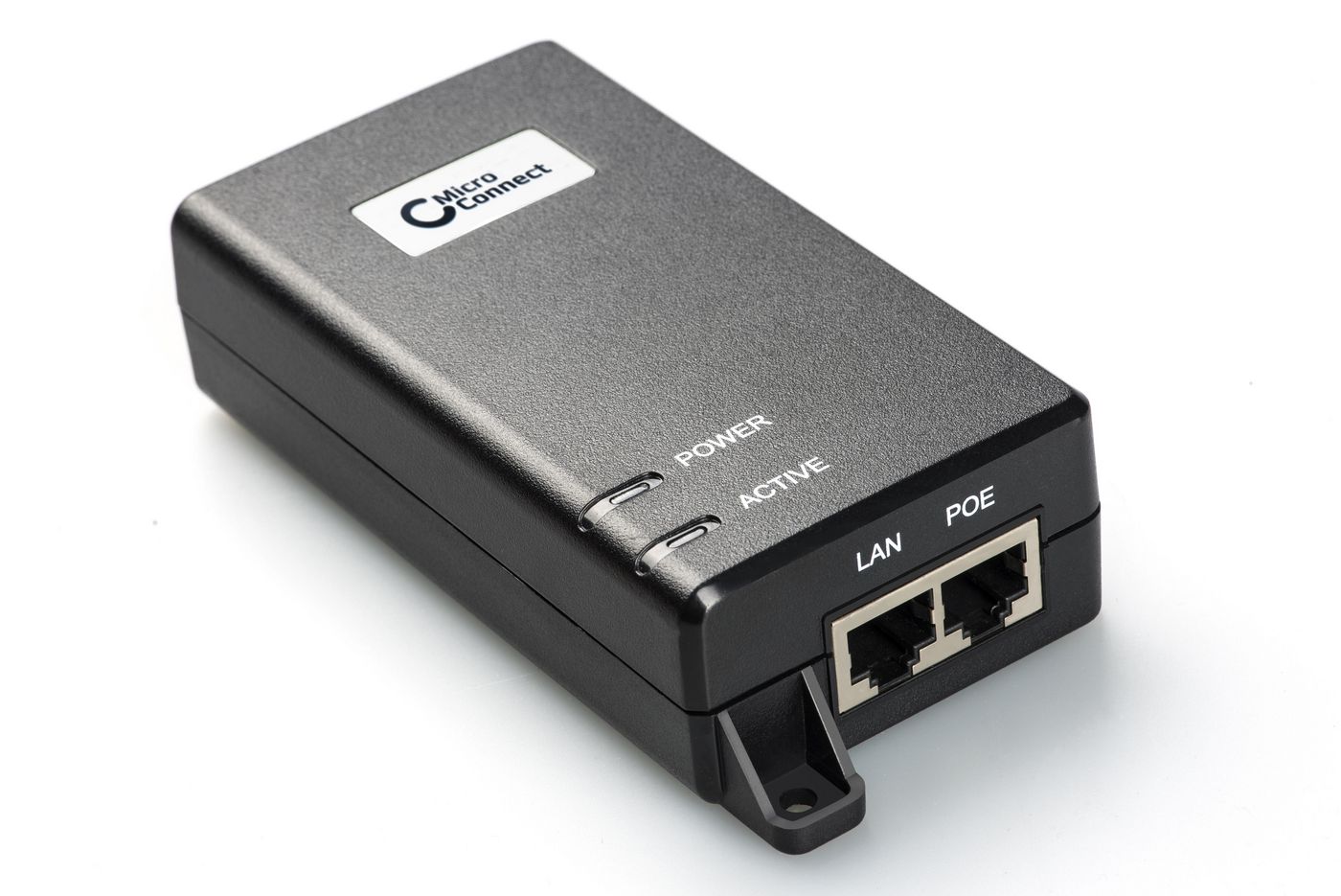 Microconnect Schwarz - 60W 802.3Af/At Poe-Injektor