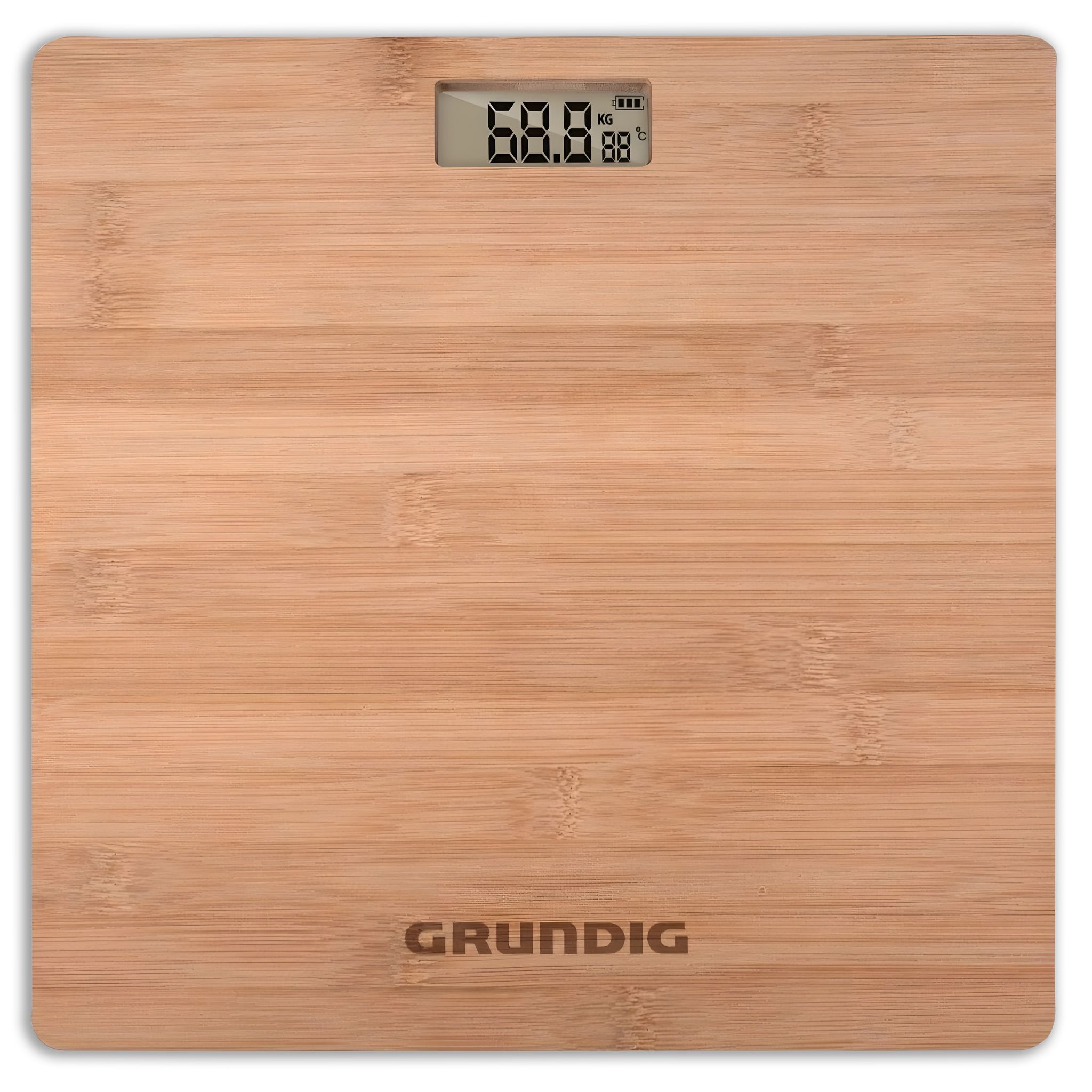 Grundig Digitale Personenwaage "Bambus" Braun Größe 4 - Image 2