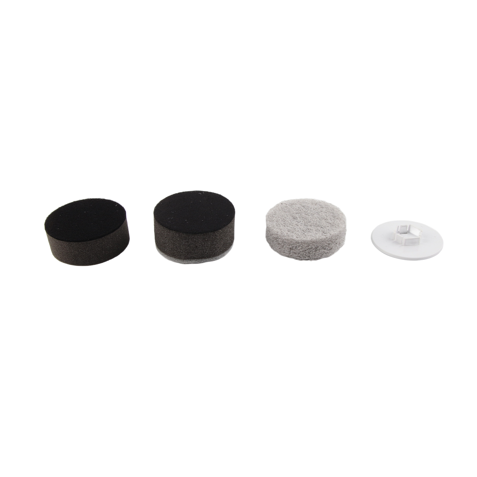 Têtes de rechange pour brosse électrique rotative sans fil, fibres, éponge et chiffon, lot de 3