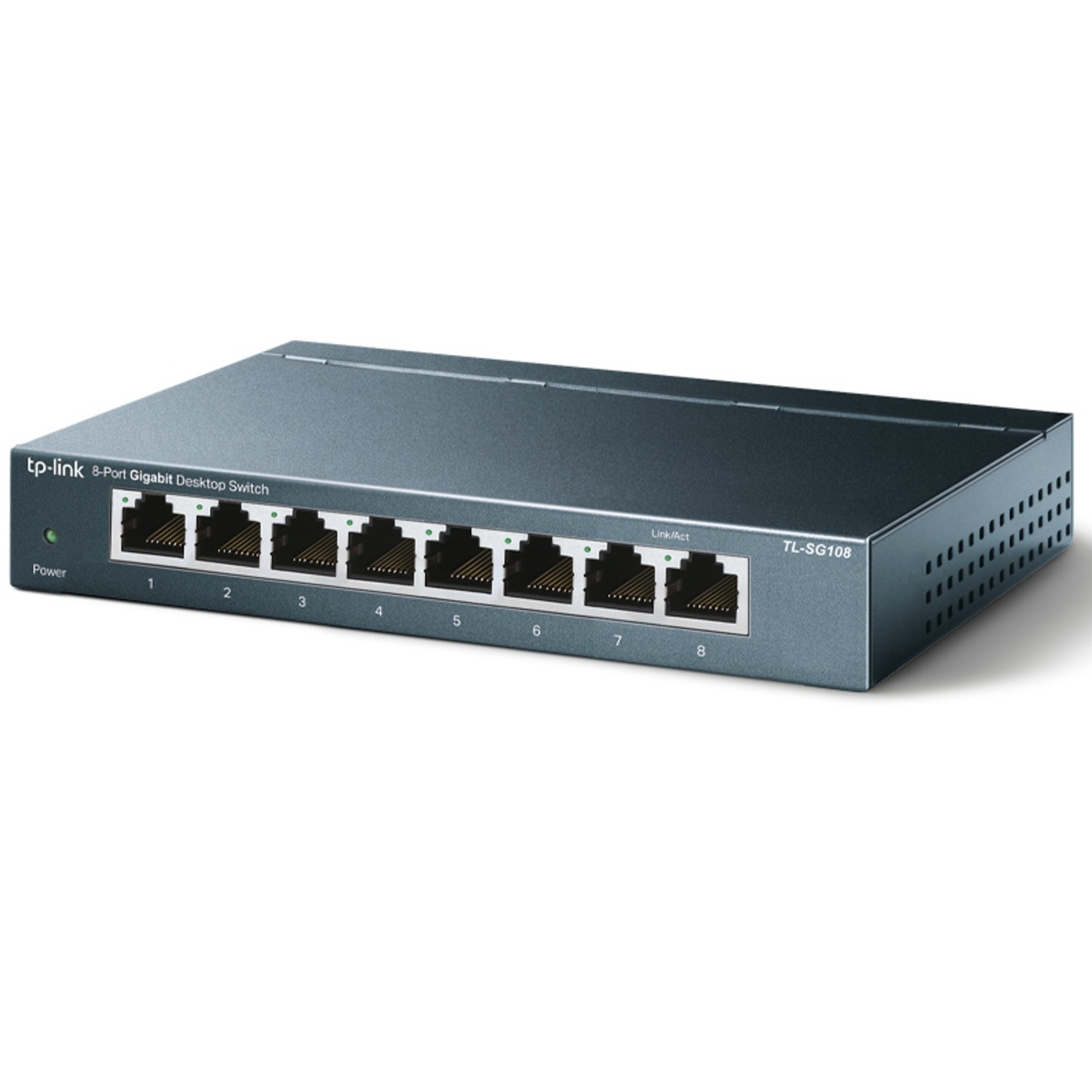 Tp-Link 8X Port Desktop Gigabit Switch Metall Tl-Sg108 - Image 6