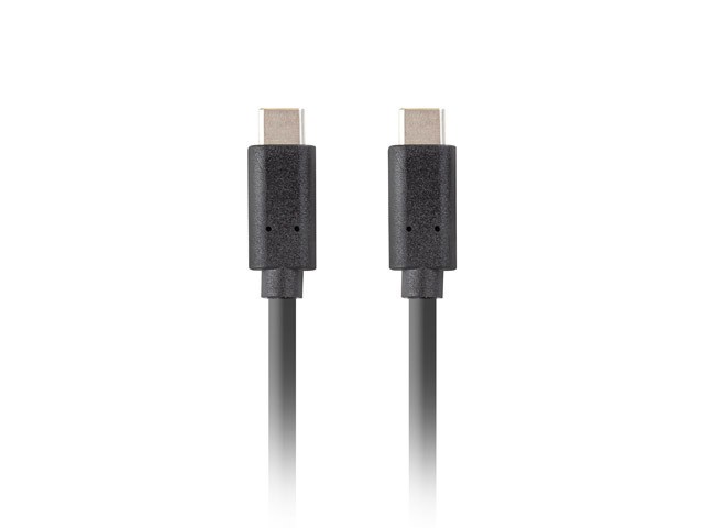 Lanberg Schwarz Usb-C(M) - Usb-C(M) 3.1 Gen 2 10Gb/S Pd100w Usb-Kabel 1,8 M