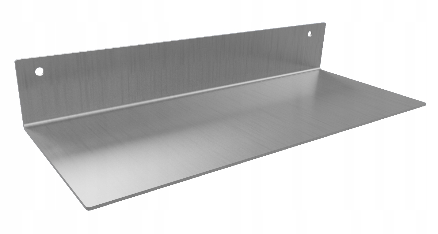 Étagère Murale En Acier Inoxydable 30 Cm – Résistante Aux Acides – Surface Polie – Montage Mural Avec 2 Trous – Design Moderne
