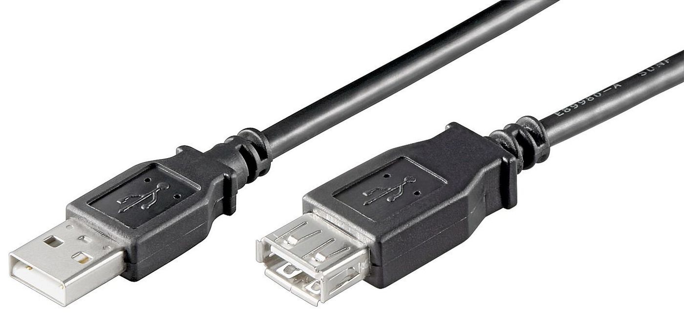 Microconnect Schwarz Usbaaf3b - Kabel Usb