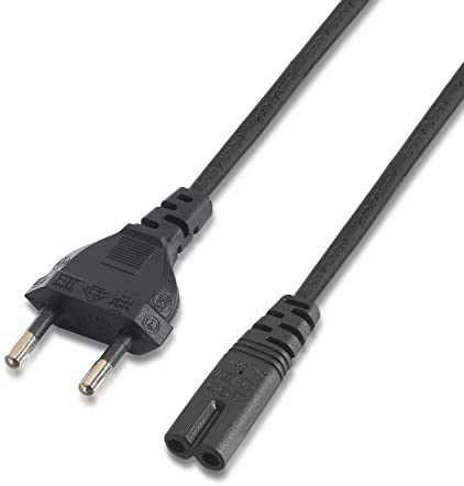 Aisens Schwarz Netzkabel Form 8, Cee7/16/M-C7/H, 1,5M