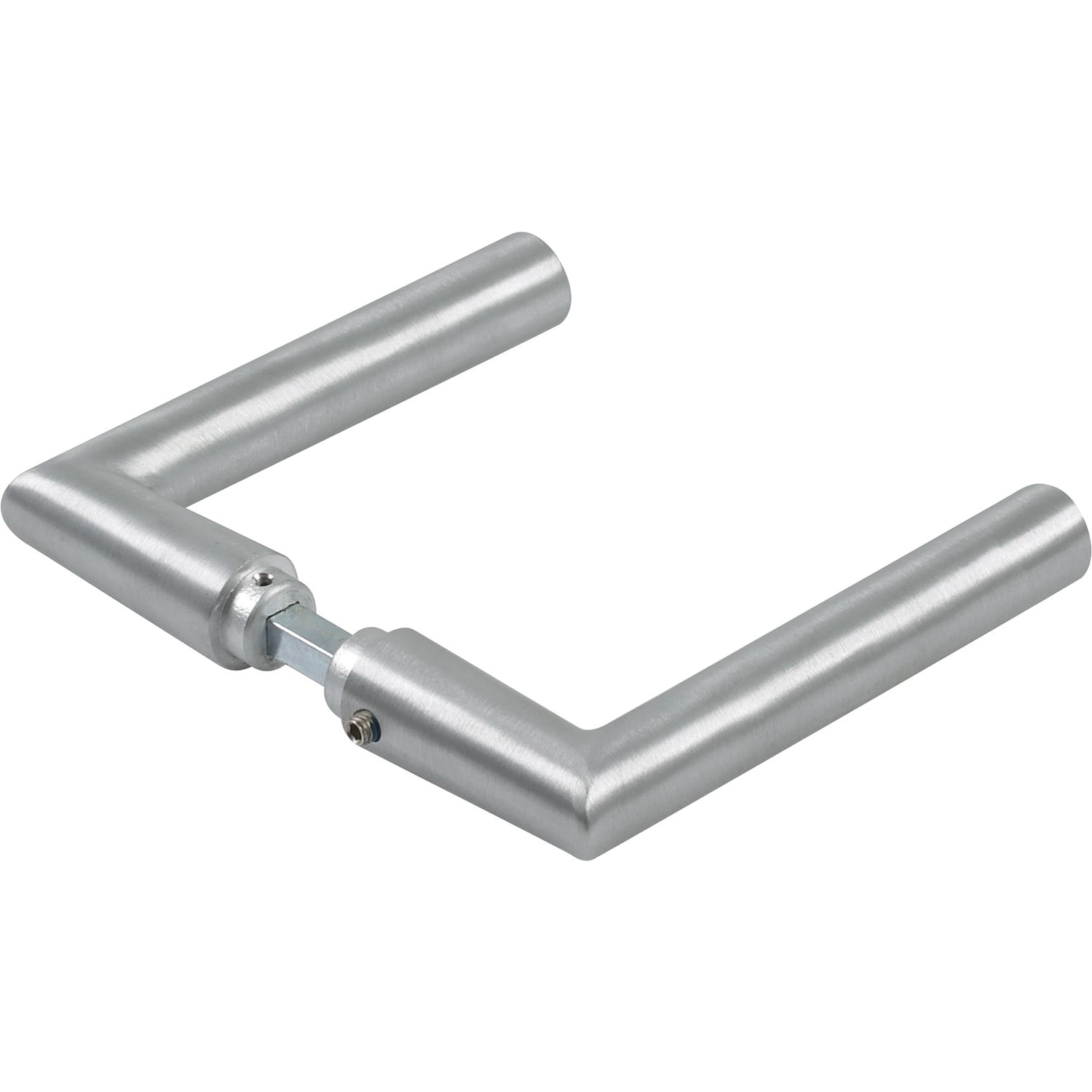 Dormakaba - Drückerpaar 10.328, L-Form, 8 Mm, Silber Eloxiert Türbeschlag Zubehör 4048421045503
