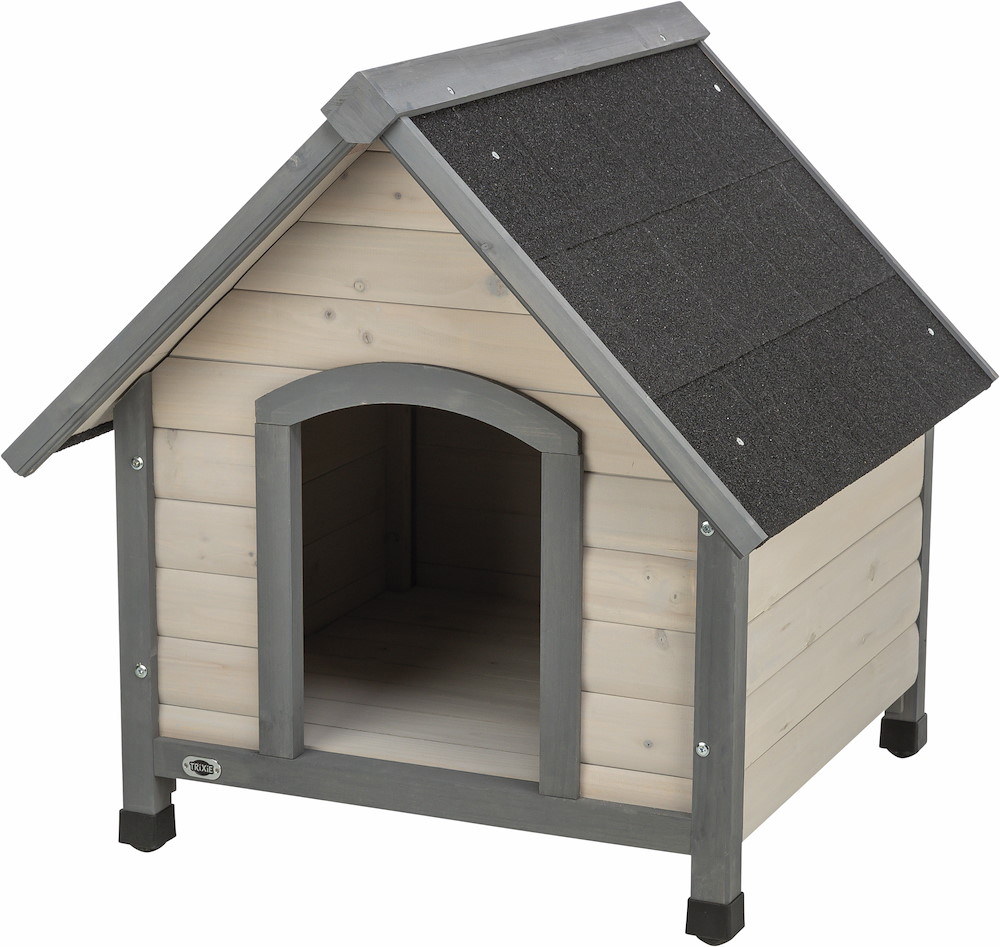 Divers Grau Natura Hundehütte Cottage Satteld. M L: 83X87x101cm