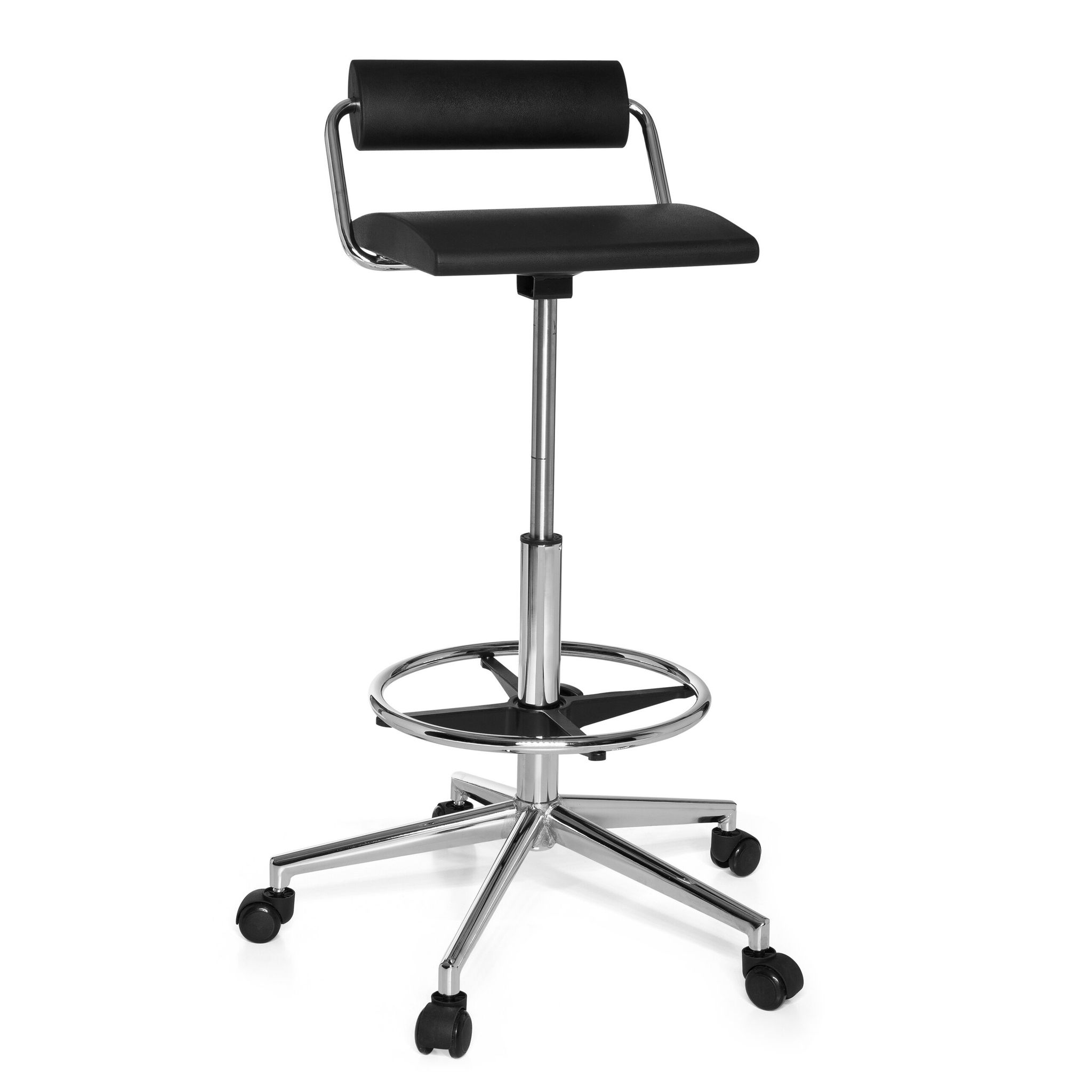 Hjh Office Schwarz Bürostuhl, Top Work 28 (60 - 85 Cm) - Bild 3