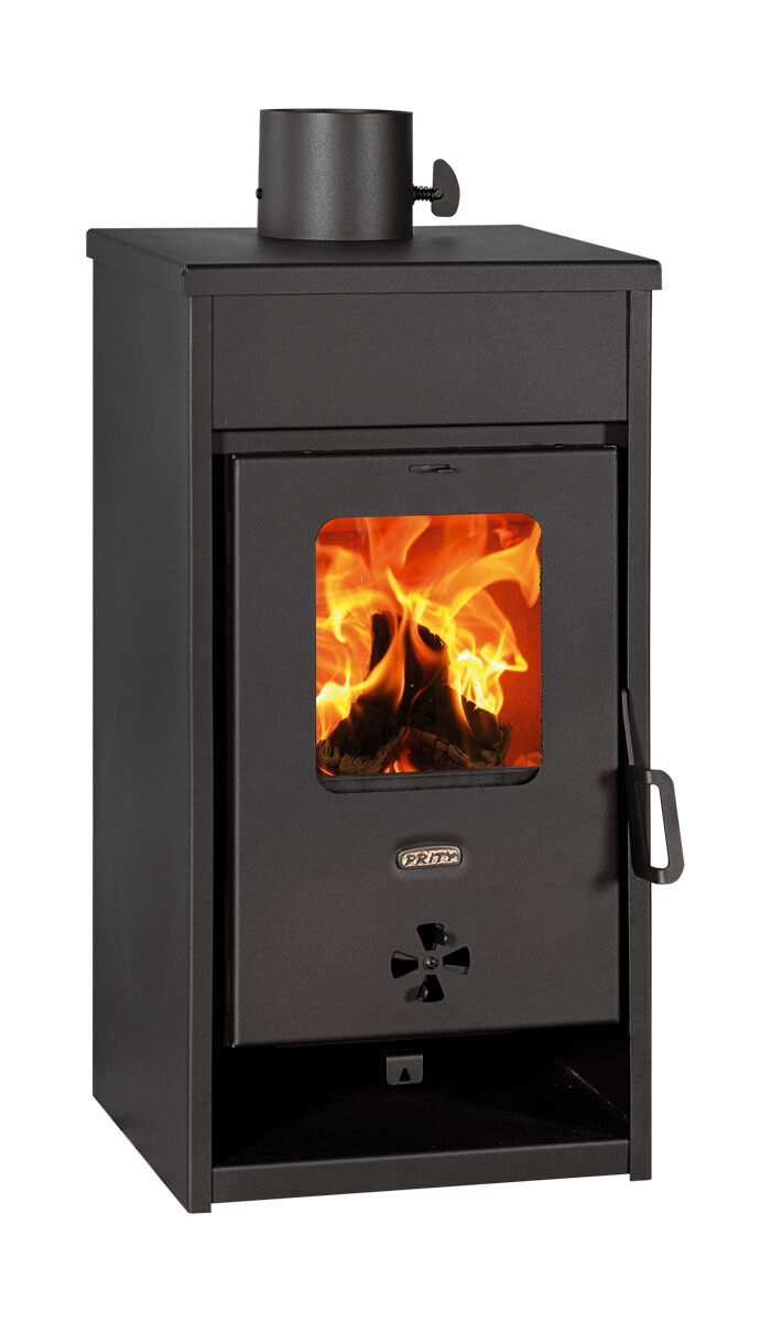Stufa A Legna Prity Kop D – 8,7 Kw, Nero Grafite, Classe A, Design Compatto