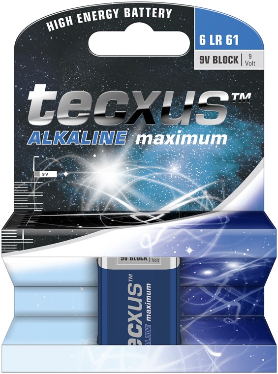 Oem 6Lr61/6Lp3146/9 V Block Batterie, 1 Stk. Im Blister, Alkali-Mangan Batterie (Alkaline), 9 V.