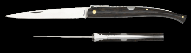 Albainox Messer Striped Wengue Stiletto Taschenmesser Medium - Image 2