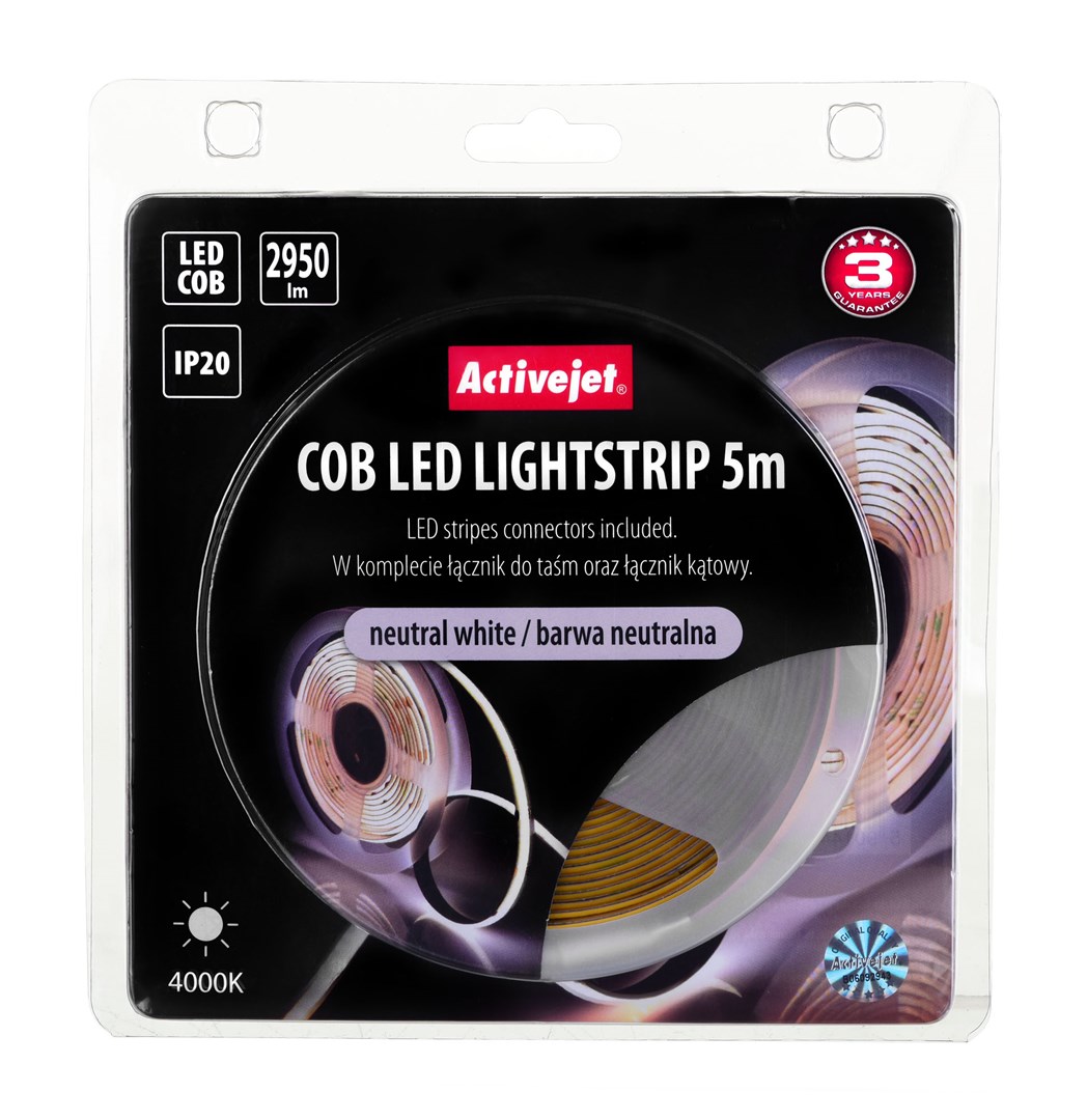 LED Streifen COB 5m Farbe LED Streifen universal AJE-COB 5m neut - Bild 2
