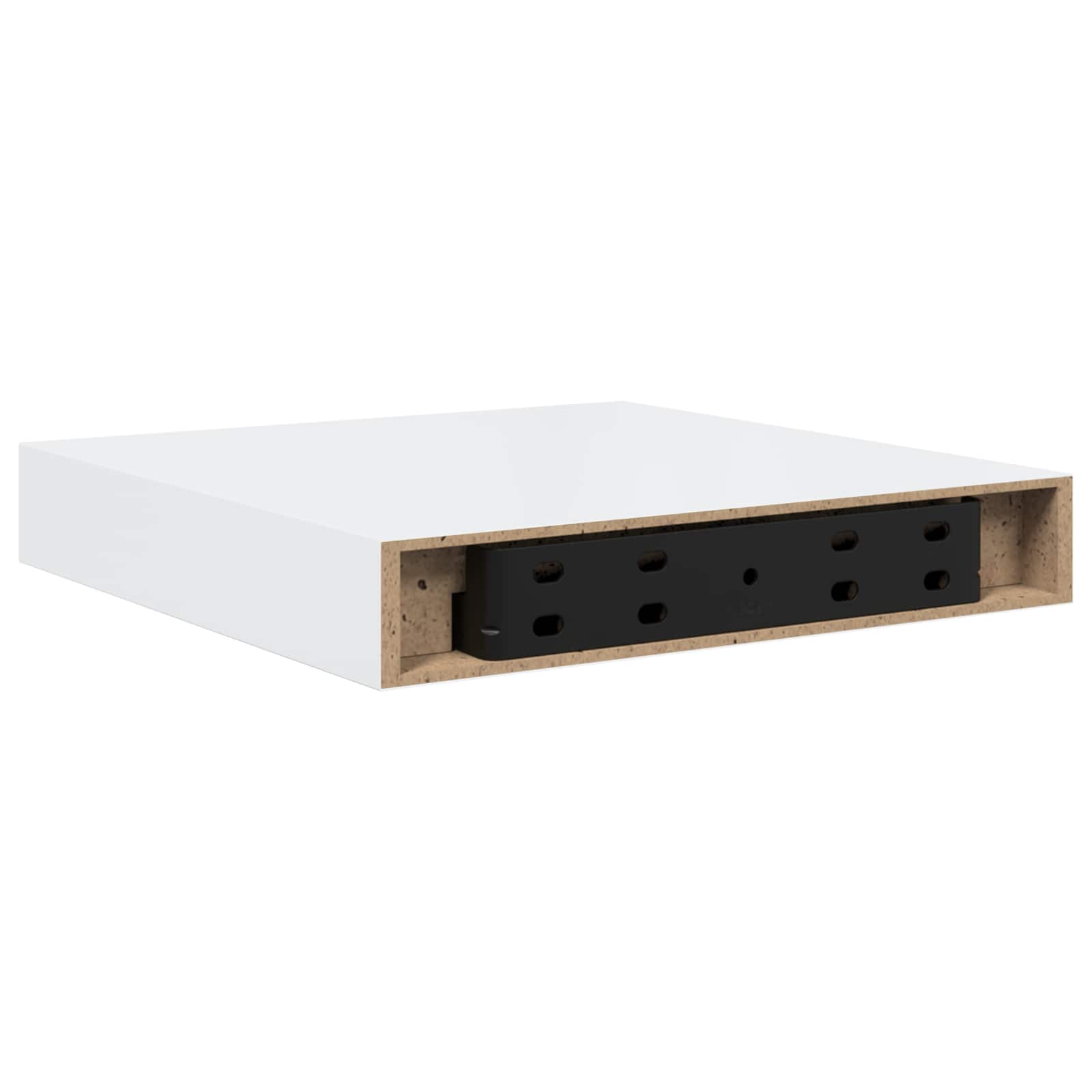 Vidaxl Weiß Floating Wall Shelves 4 Pcs High Gloss White 23X23,5X3,8 Cm Mdf