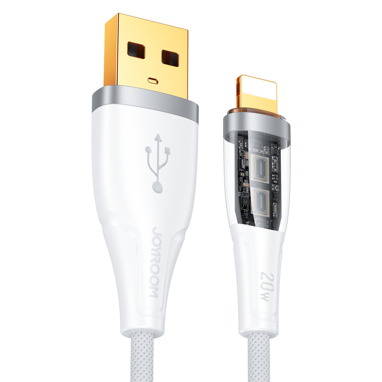 Joom Joyroom Weiss Kabel Zu Usb-A / Lightning / 2,4A / 1,2M S-Ul012a3 (Weiß) - Bild 6