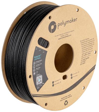 Polymaker PolyLite LW-PLA (800 g, 1.75 mm), Filament, Schwarz - Bild 3