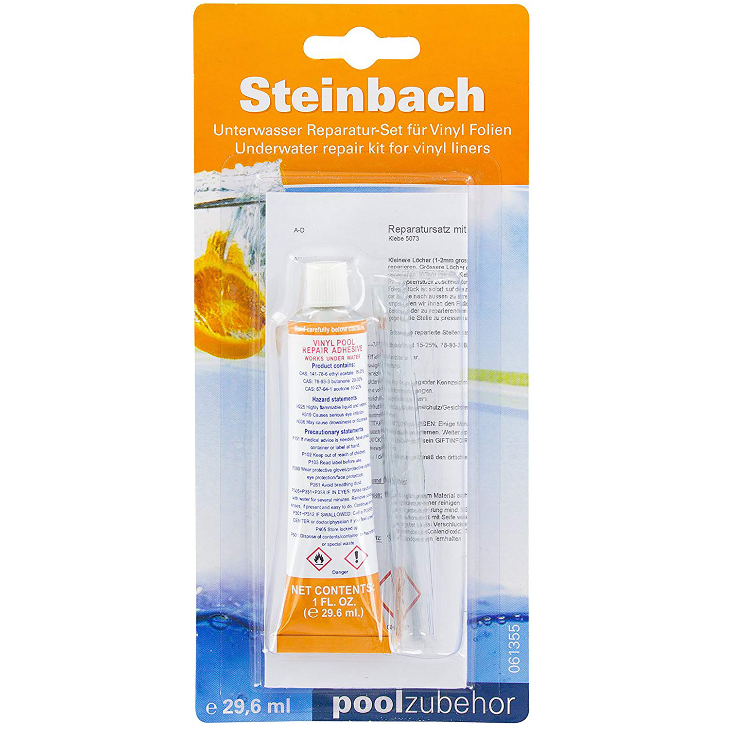 Reparatur Set Unterwasser Kleber + Flicken Pool Bestway Luftmatratze Intex Boot - Image 3