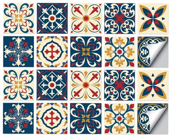Adesivi Murali Da 20 Pezzi, Adesivi Per Piastrelle, Decorazioni Per Piastrelle, Adesivi Murali Per Il Bagno, Adesivi Per Scale, Adesivi Estetici Rimovibili Per Piastrelle, Cucina