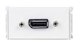 Vivolink Weiss Steckdose, Outlet Panel Displayport - Image 2