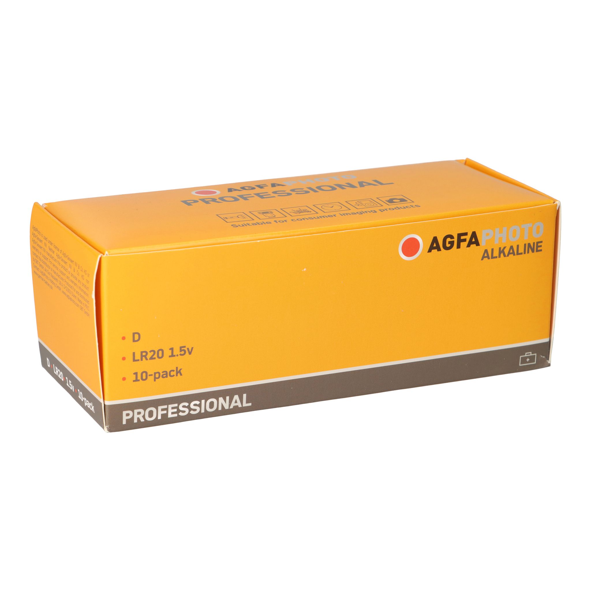 Agfaphoto Batterie Professional Mono D 1.5V 10 Stück - Bild 3