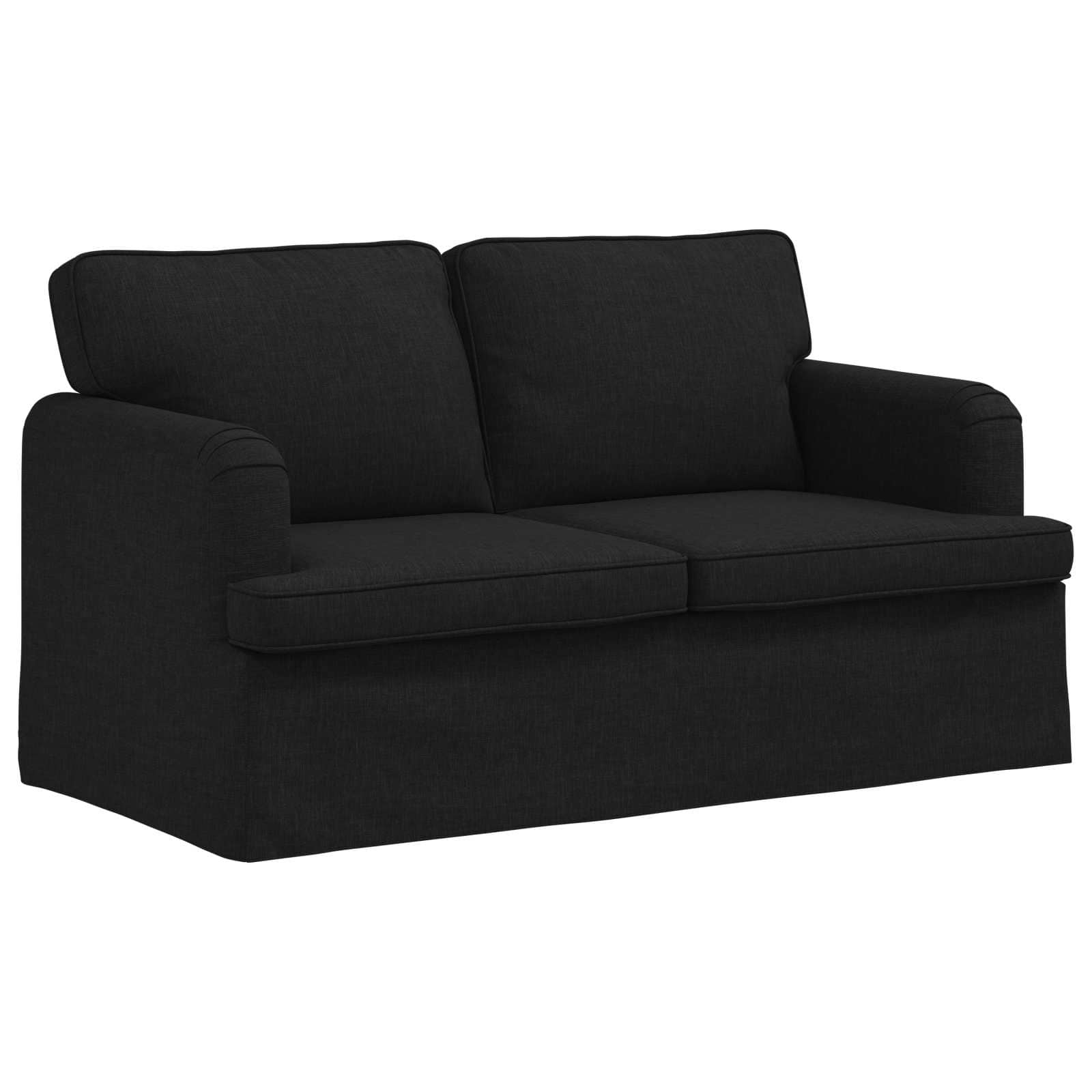 Sofa Black 144 X 80 X 85 Cm Fabric Vidaxl