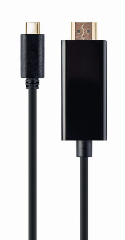 Gembird Schwarz Usb-C Zu Hdmi Adapter A-Cm-Hdmim-02 4K 60Hz 2M - Image 4