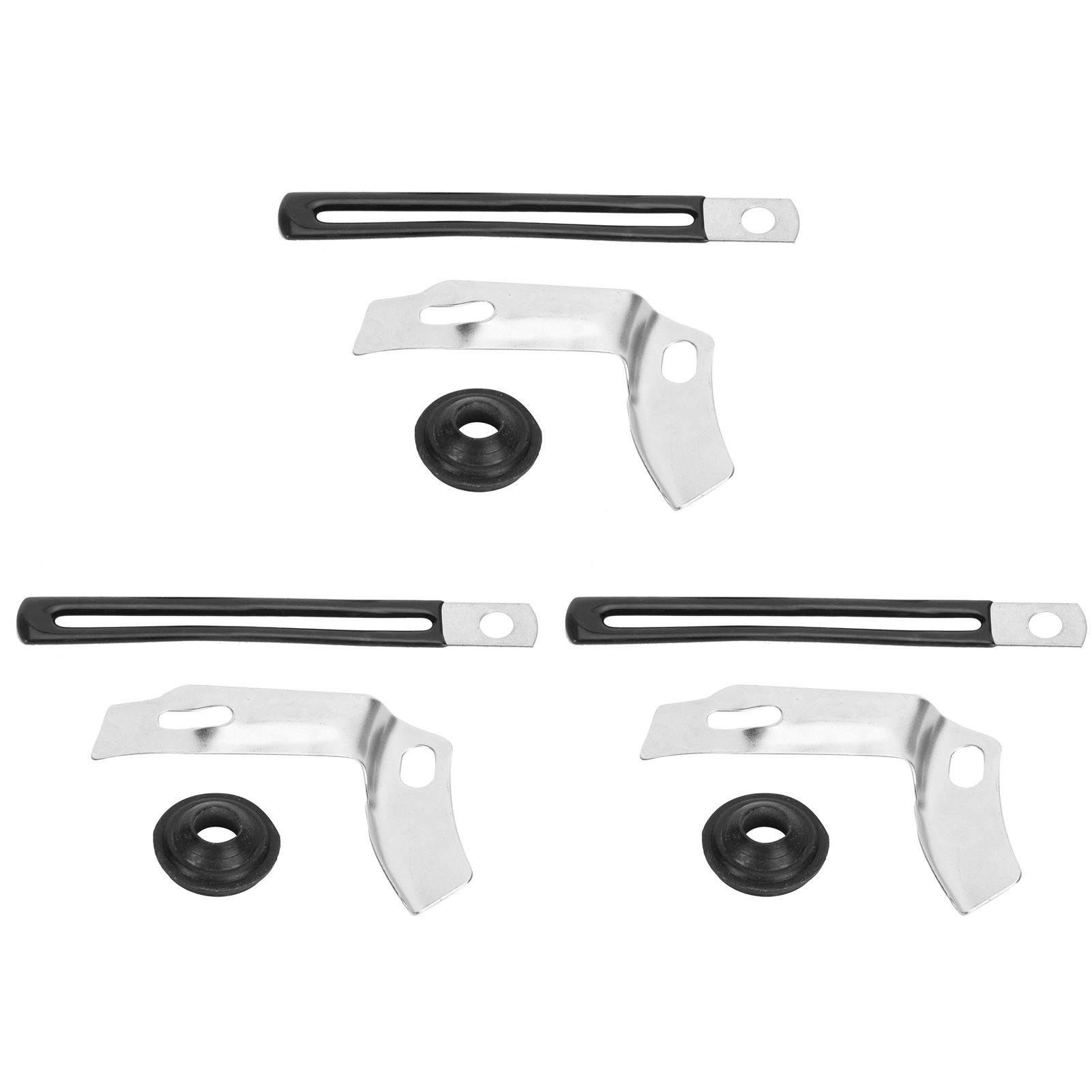 Kit de 3 bouchons d'alarme pour couvercle latéral de volant moteur et disque de tension, fer, 188F/190F/192F