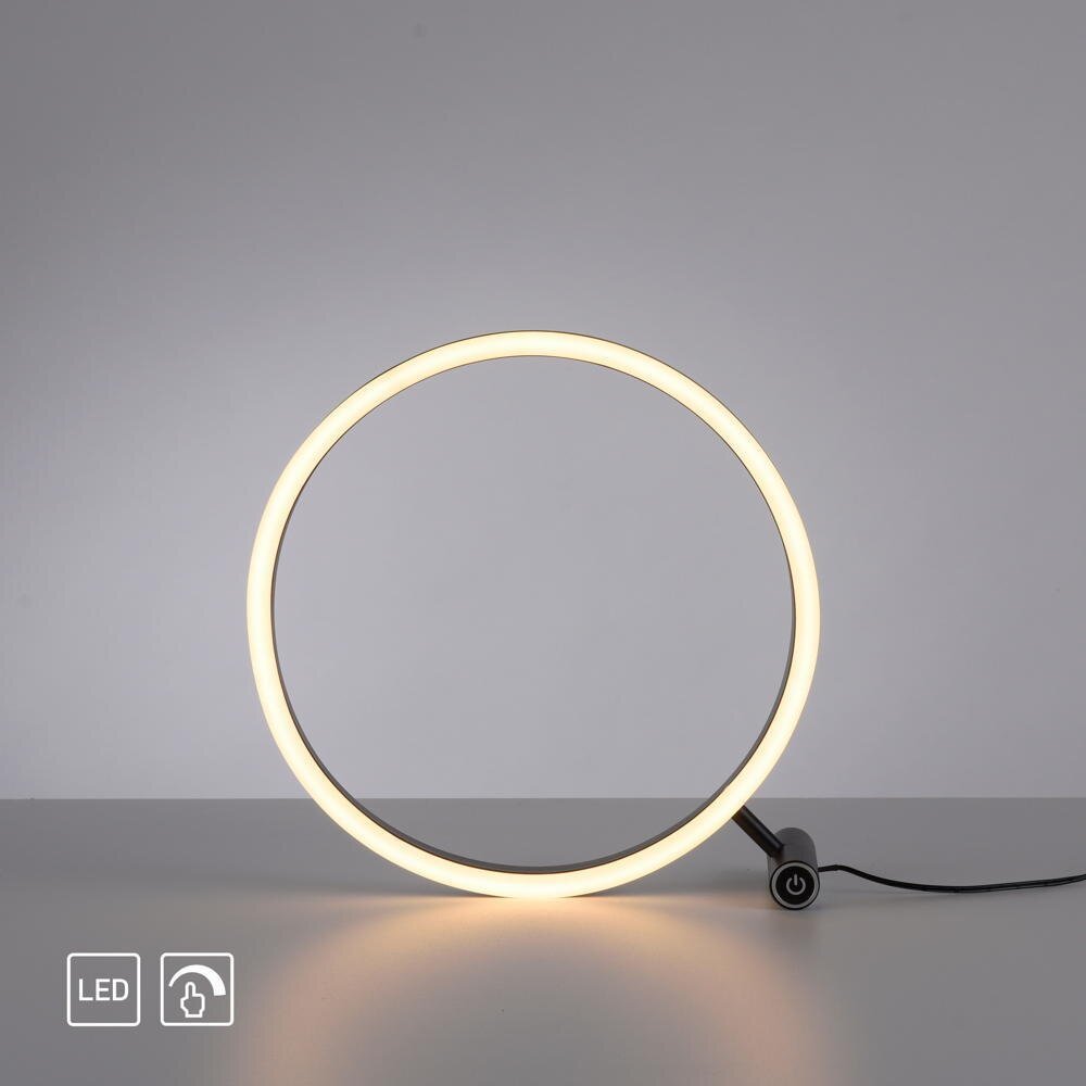 Just Light Led Tischleuchte Ritus In Schwarz 11,5w 1420lm