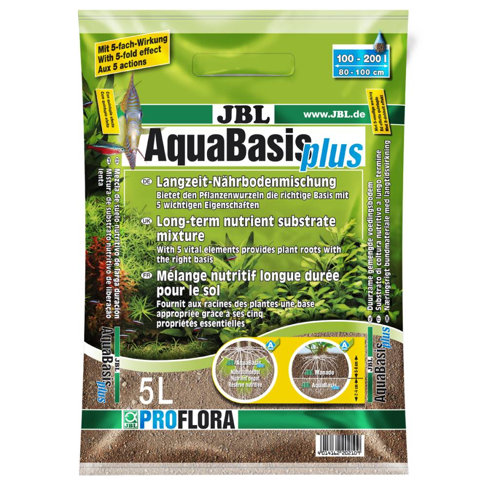 JBL AquaBasis plus Langzeit-Nährboden für Süßwasser-Aquarien 5 L - Image 2
